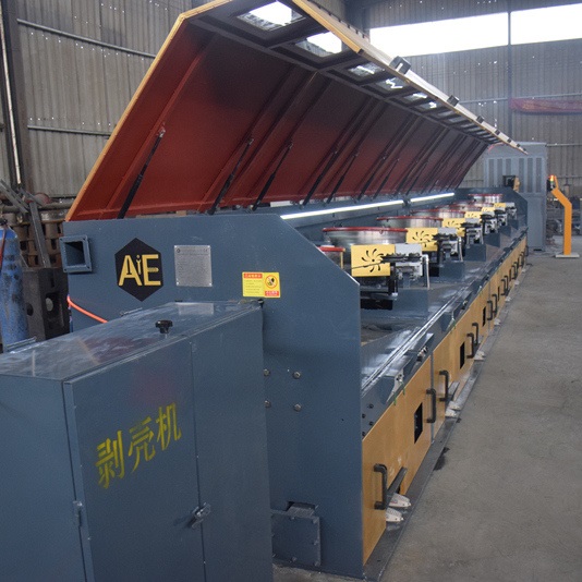 Loading container of wire drawing machine.